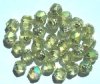 30 8mm Cathedral Coated Lemon Lime AB